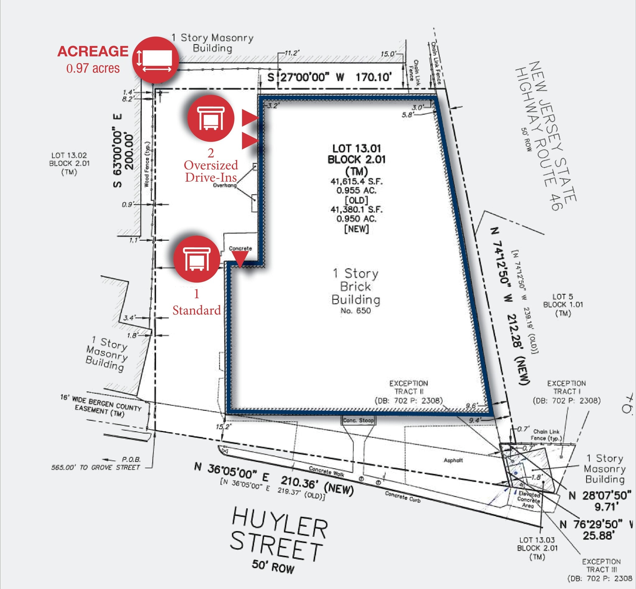 650 Huyler St, South Hackensack, NJ for lease Floor Plan- Image 1 of 1