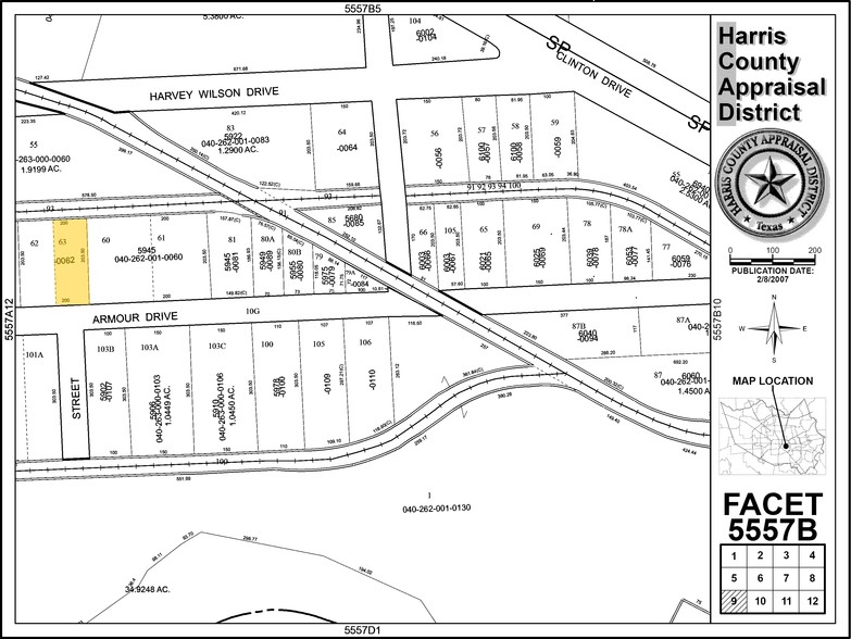 5705 Armour Dr, Houston, TX for lease - Plat Map - Image 3 of 3