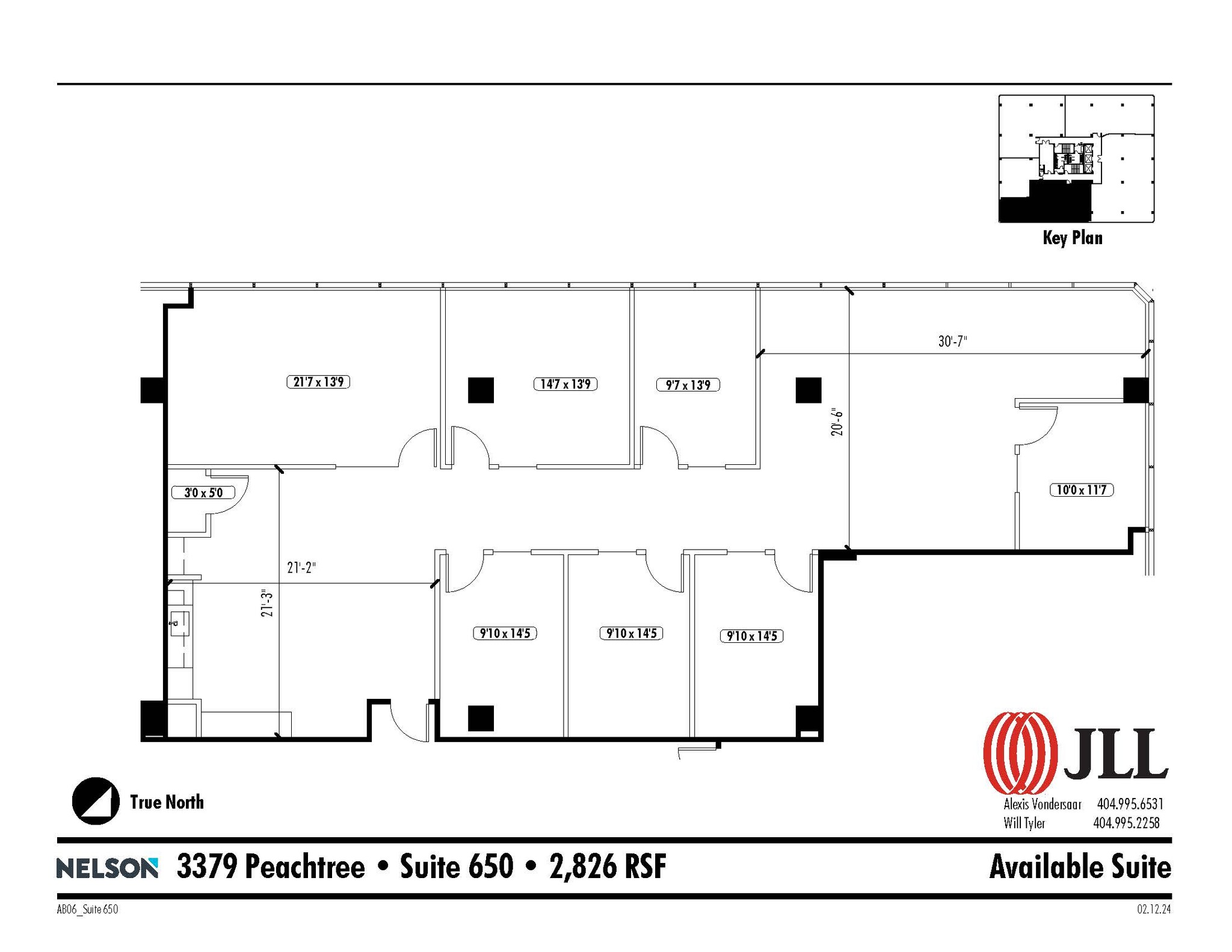 3379 Peachtree Rd NE, Atlanta, GA for lease Floor Plan- Image 1 of 6