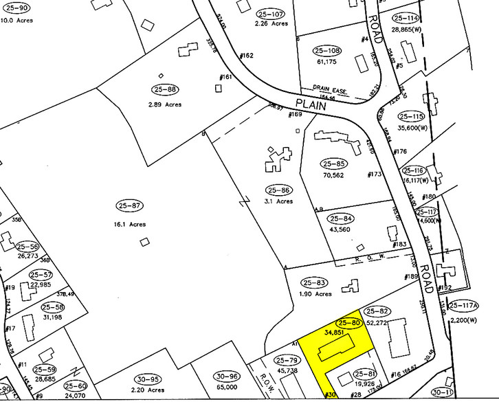 30 Boston Post Rd, Wayland, MA for lease - Plat Map - Image 2 of 3