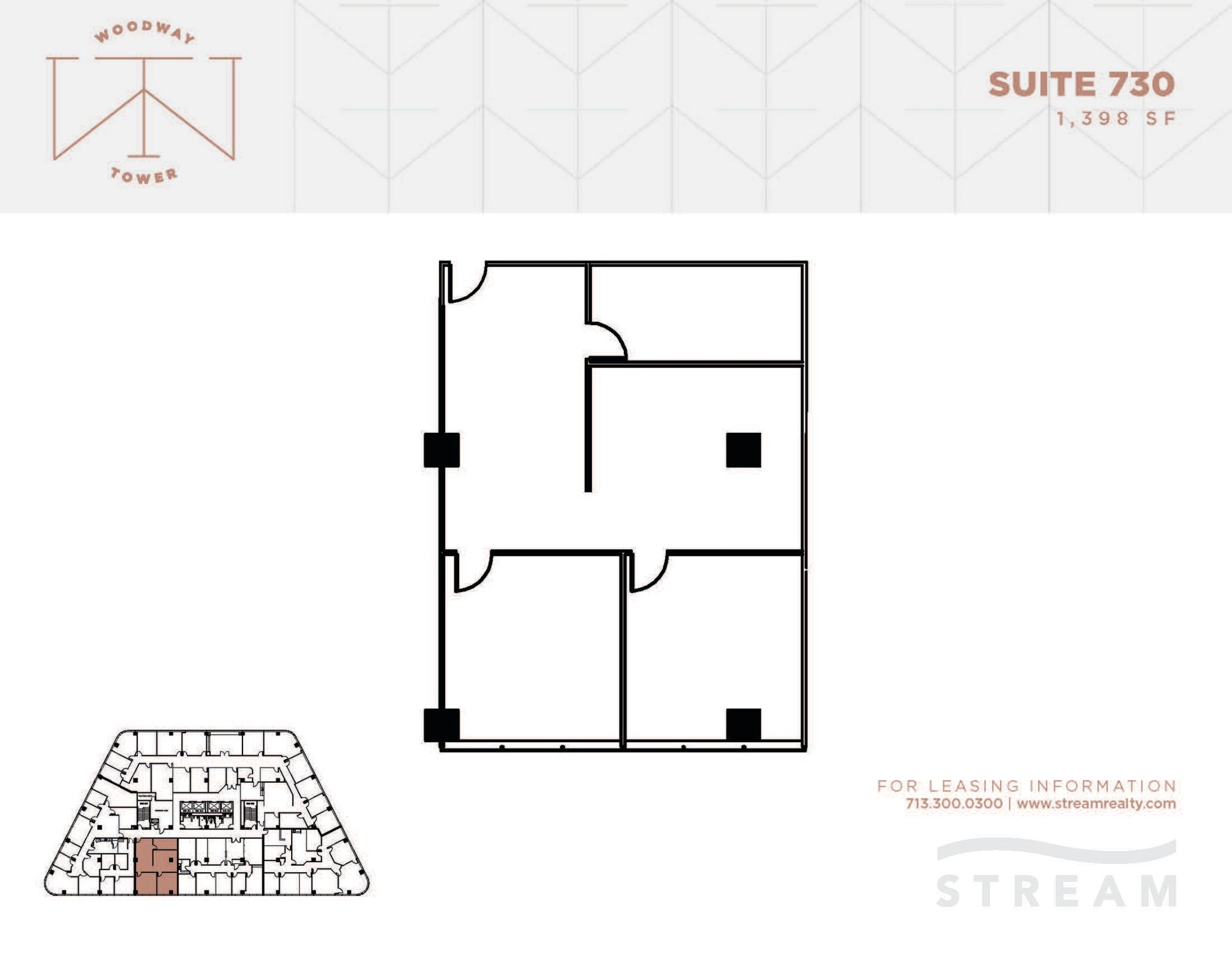 6363 Woodway Dr, Houston, TX for lease Floor Plan- Image 1 of 1