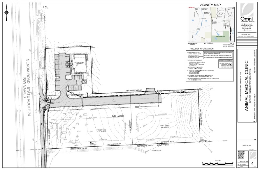 8527 Highway 74, Fairburn, GA for sale - Plat Map - Image 2 of 2