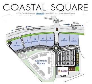 More details for 11238 Ocean| Route 50 Gtwy, Berlin, MD - Land for Lease