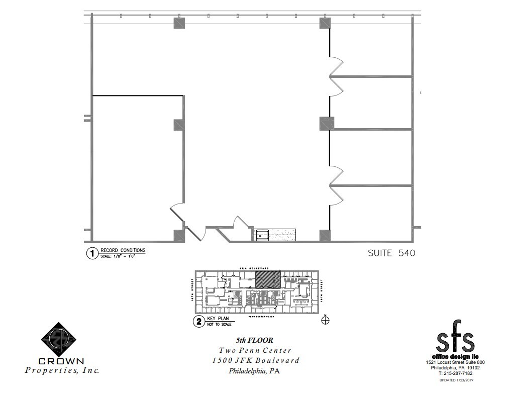 1500 John F Kennedy Blvd, Philadelphia, PA for lease Floor Plan- Image 1 of 1