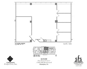 1500 John F Kennedy Blvd, Philadelphia, PA for lease Floor Plan- Image 1 of 1