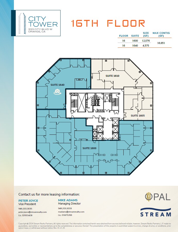 333 City Blvd W, Orange, CA for lease Floor Plan- Image 1 of 2