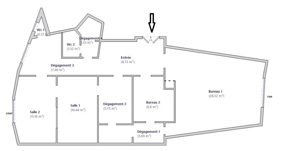 Office in Paris for sale - Floor Plan - Image 3 of 10