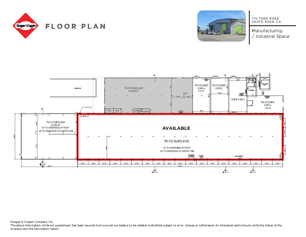 170 Todd Rd, Santa Rosa, CA for lease Floor Plan- Image 1 of 3