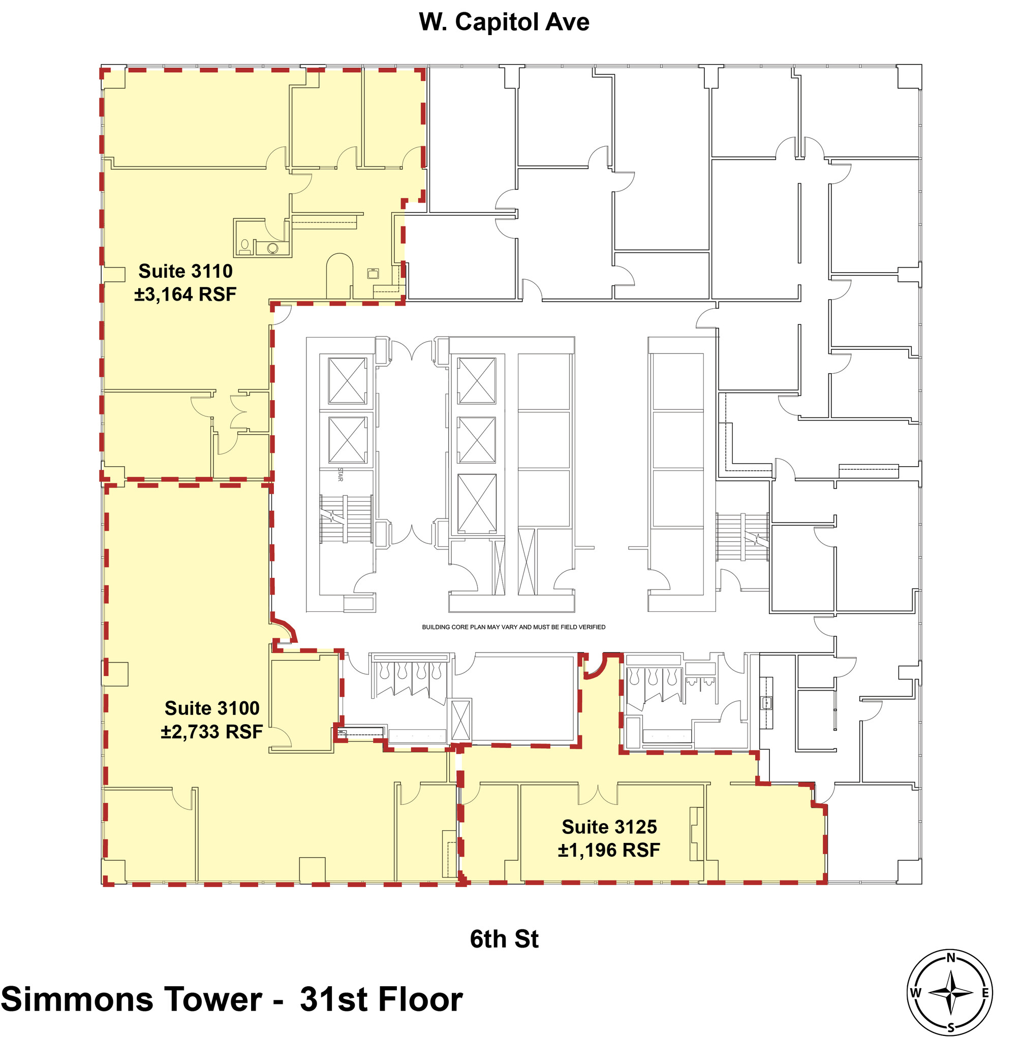 425 W Capitol Ave, Little Rock, AR for lease Floor Plan- Image 1 of 10