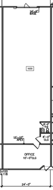 1618-1634 E Edinger Ave, Santa Ana, CA for lease Floor Plan- Image 1 of 1