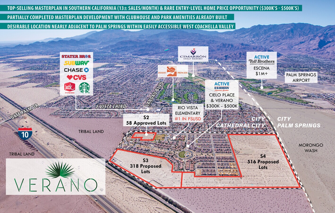 Verano, Cathedral City, CA 92234