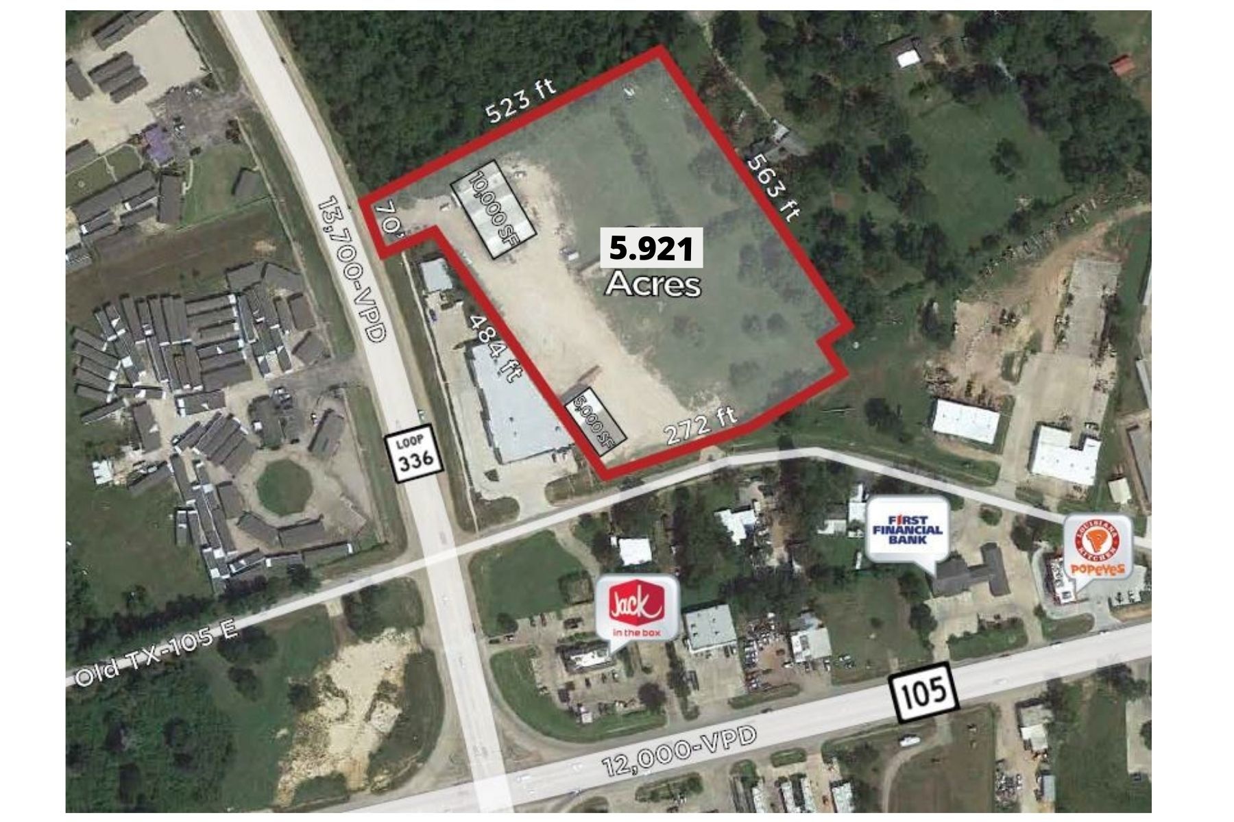 3501 N Loop 336 E, Conroe, TX for sale Aerial- Image 1 of 1