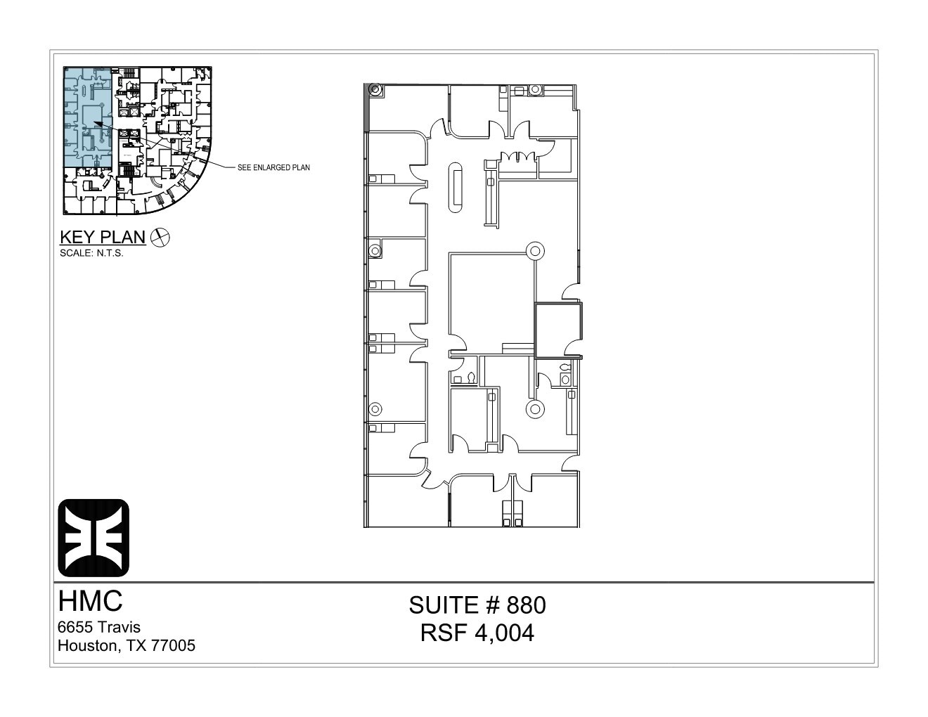 6655 Travis St, Houston, TX for lease Floor Plan- Image 1 of 1