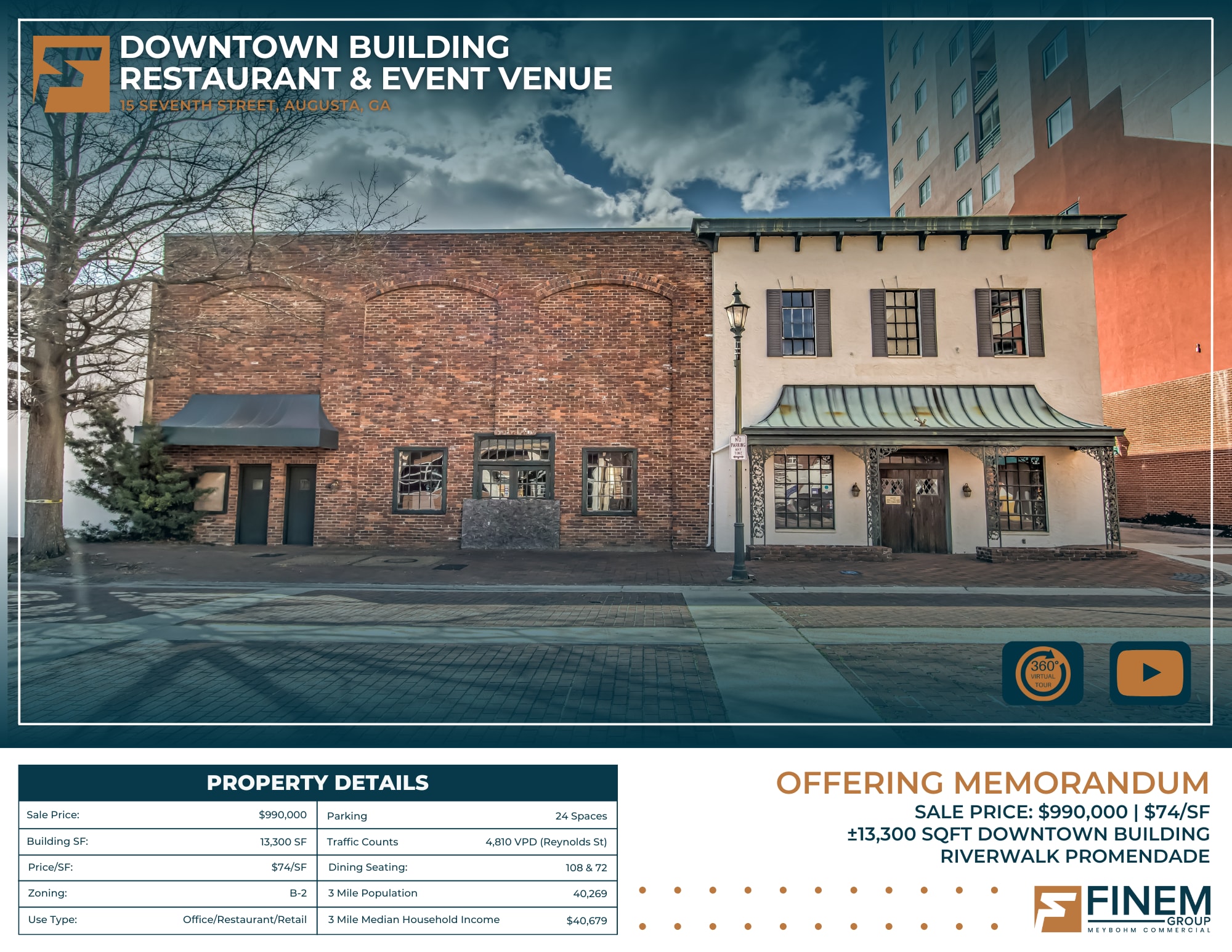 15 7th St, Augusta, GA for sale Building Photo- Image 1 of 52