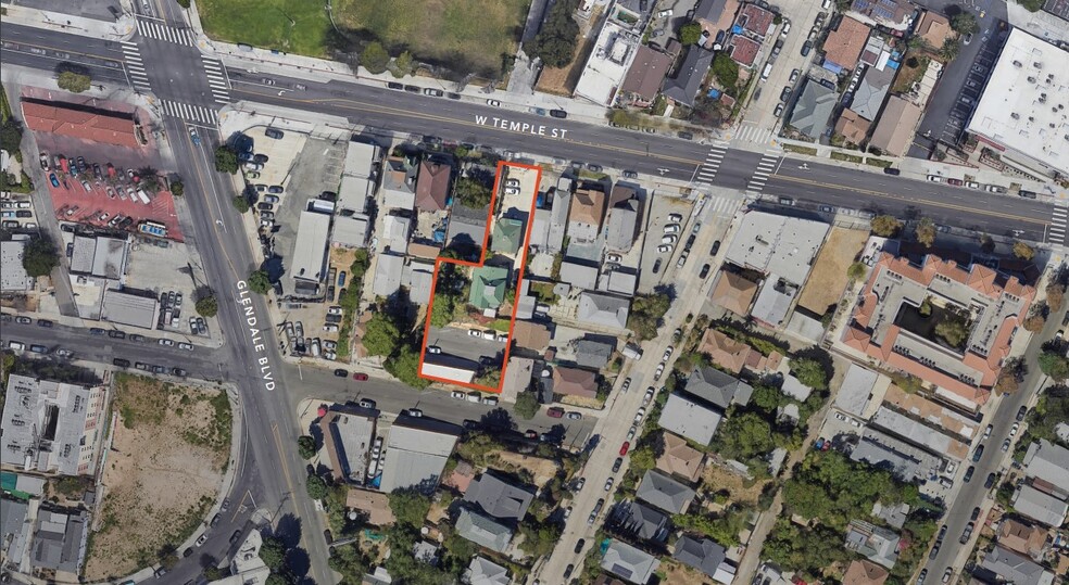 1518-1520 W Temple St, Los Angeles, CA for sale - Aerial - Image 1 of 2