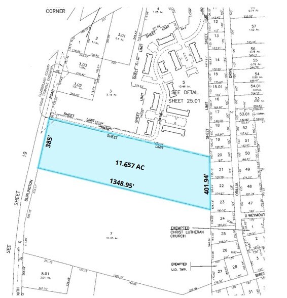 1779 S Burlington Rd, Bridgeton, NJ for sale - Plat Map - Image 2 of 2