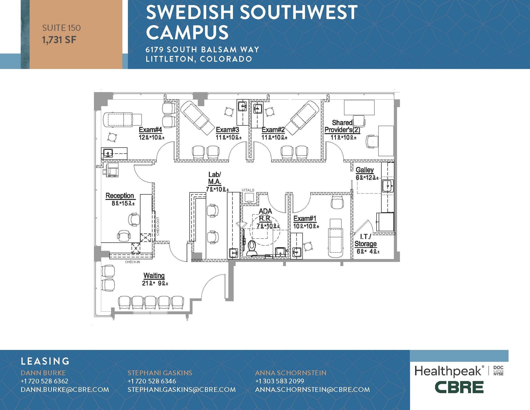 6179 S Balsam Way, Littleton, CO for lease Floor Plan- Image 1 of 1