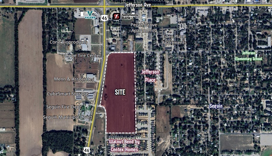 Hwy. 46 & Jefferson Ave., Seguin, TX for sale - Primary Photo - Image 1 of 4