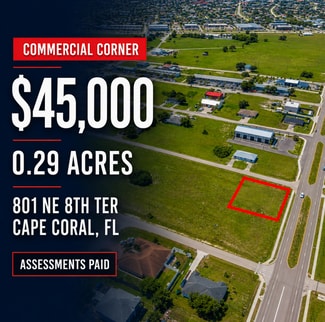 More details for 801 NE 8th Ter, Cape Coral, FL - Land for Sale