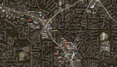 10945 State Bridge Rd, Alpharetta, GA - AERIAL  map view