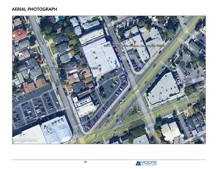 1501-1505 West Olive Ave, Burbank, CA for lease - Site Plan - Image 3 of 3