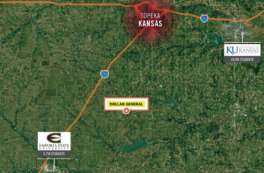 108 N 9th St, Osage City, KS for sale - Aerial - Image 3 of 4