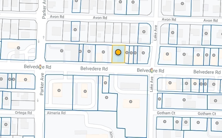 811-817 Belvedere Rd, West Palm Beach, FL for lease - Plat Map - Image 2 of 3