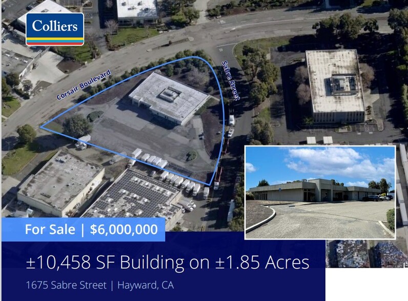 1675 Sabre St, Hayward, CA for sale - Building Photo - Image 1 of 3