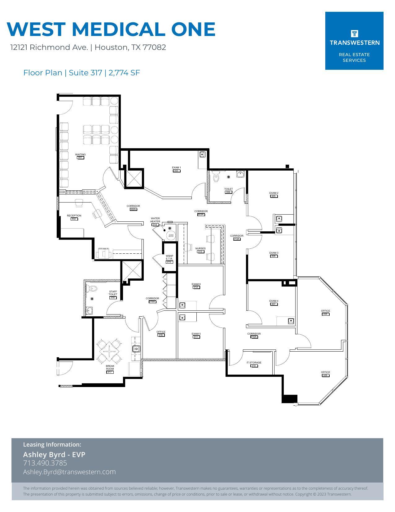 12121 Richmond Ave, Houston, TX for lease Floor Plan- Image 1 of 2