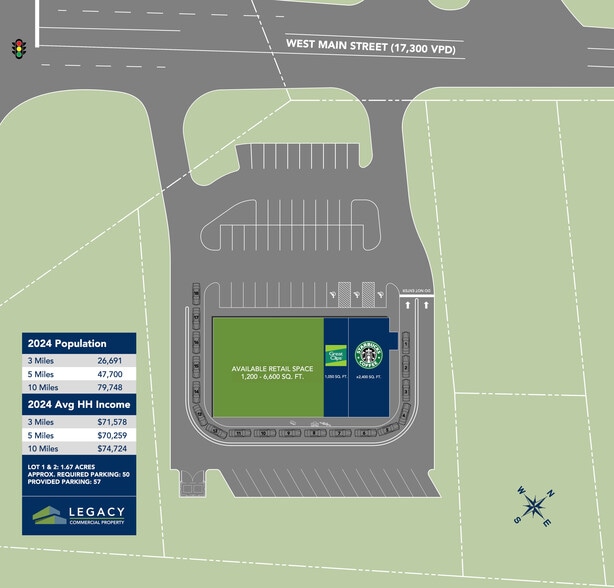 660 W Main St, Cookeville, TN for lease - Site Plan - Image 3 of 4