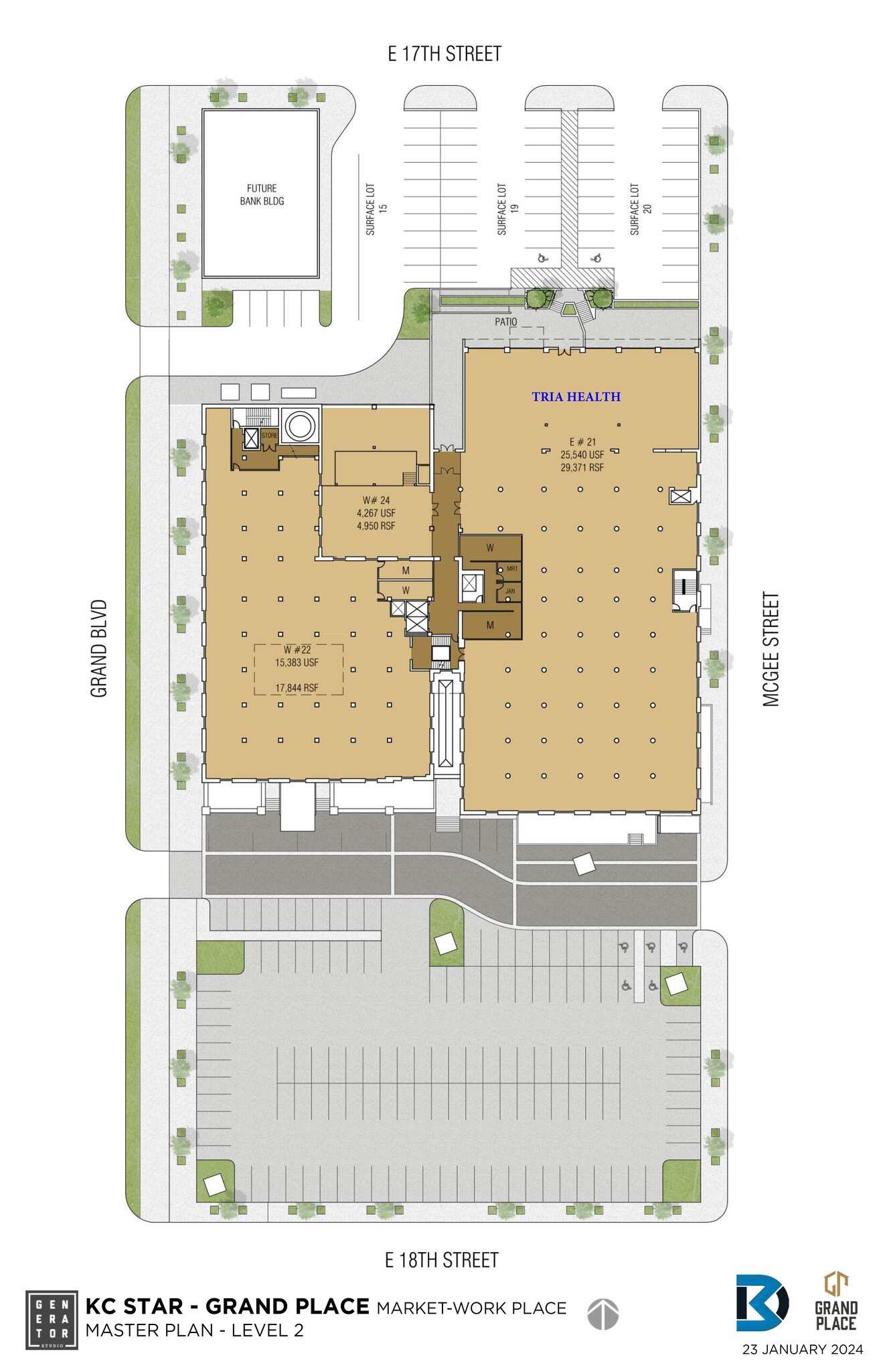 1729 Grand Blvd, Kansas City, MO for lease Site Plan- Image 1 of 1