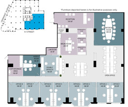 1425 K St NW, Washington, DC for lease Floor Plan- Image 2 of 2