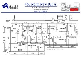 456 N New Ballas Rd, Creve Coeur, MO for lease Building Photo- Image 1 of 1