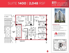 811 Wilshire Blvd, Los Angeles, CA for lease Floor Plan- Image 1 of 1