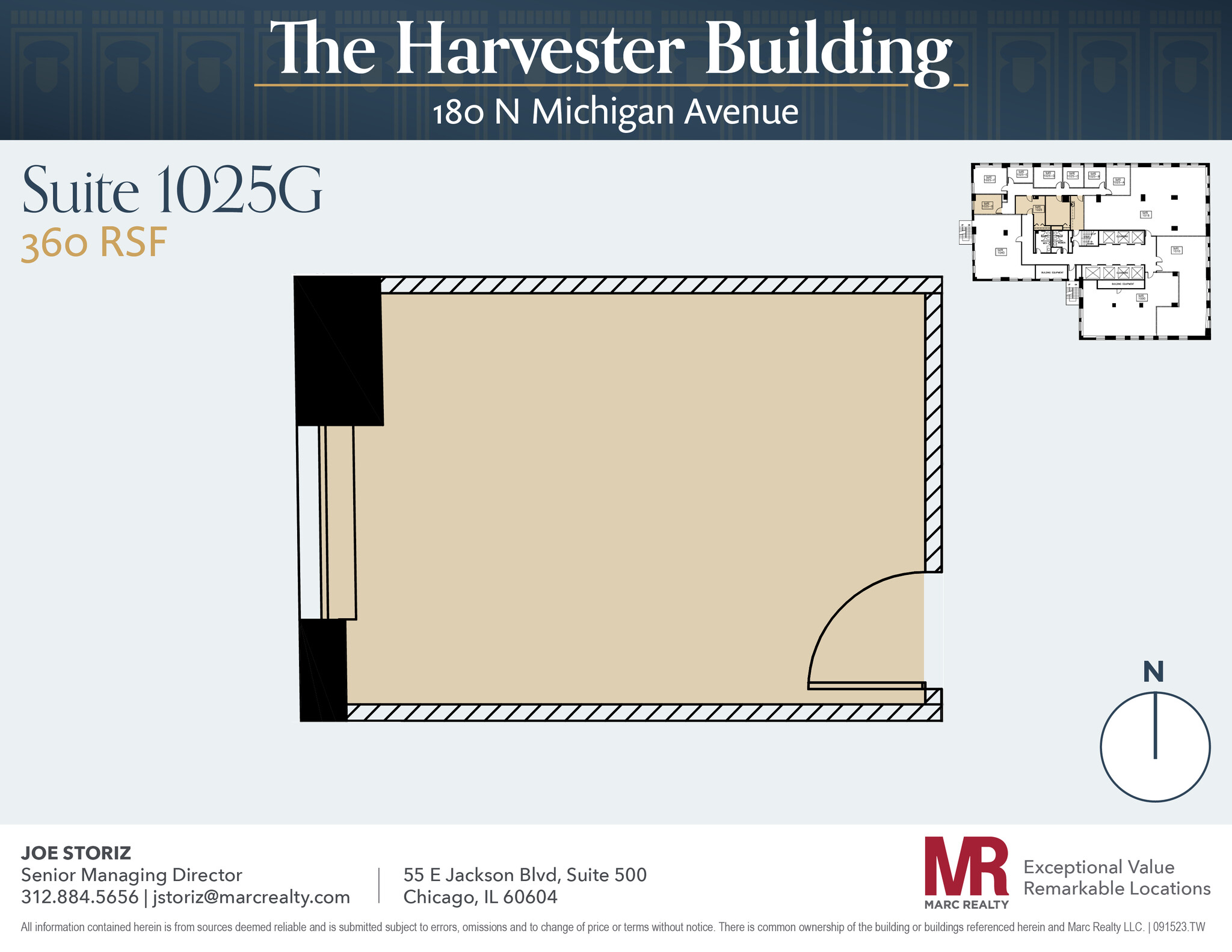 180 N Michigan Ave, Chicago, IL for lease Floor Plan- Image 1 of 3