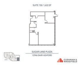 12946 Dairy Ashford Rd, Sugar Land, TX for lease Floor Plan- Image 1 of 1