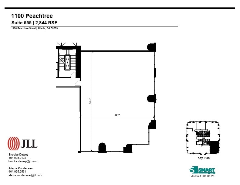 1100 Peachtree St NE, Atlanta, GA for lease Floor Plan- Image 1 of 1