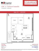 770 Paseo Camarillo, Camarillo, CA for lease Floor Plan- Image 1 of 6