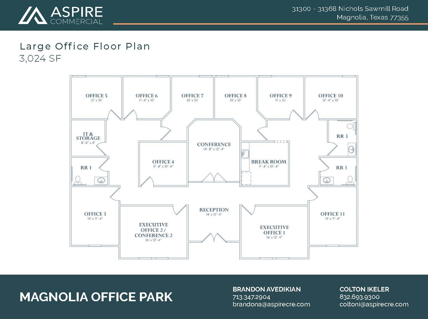 31368 Nichols Sawmill Rd, Magnolia, TX for lease Floor Plan- Image 1 of 3