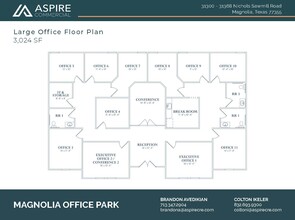 31368 Nichols Sawmill Rd, Magnolia, TX for lease Floor Plan- Image 1 of 3