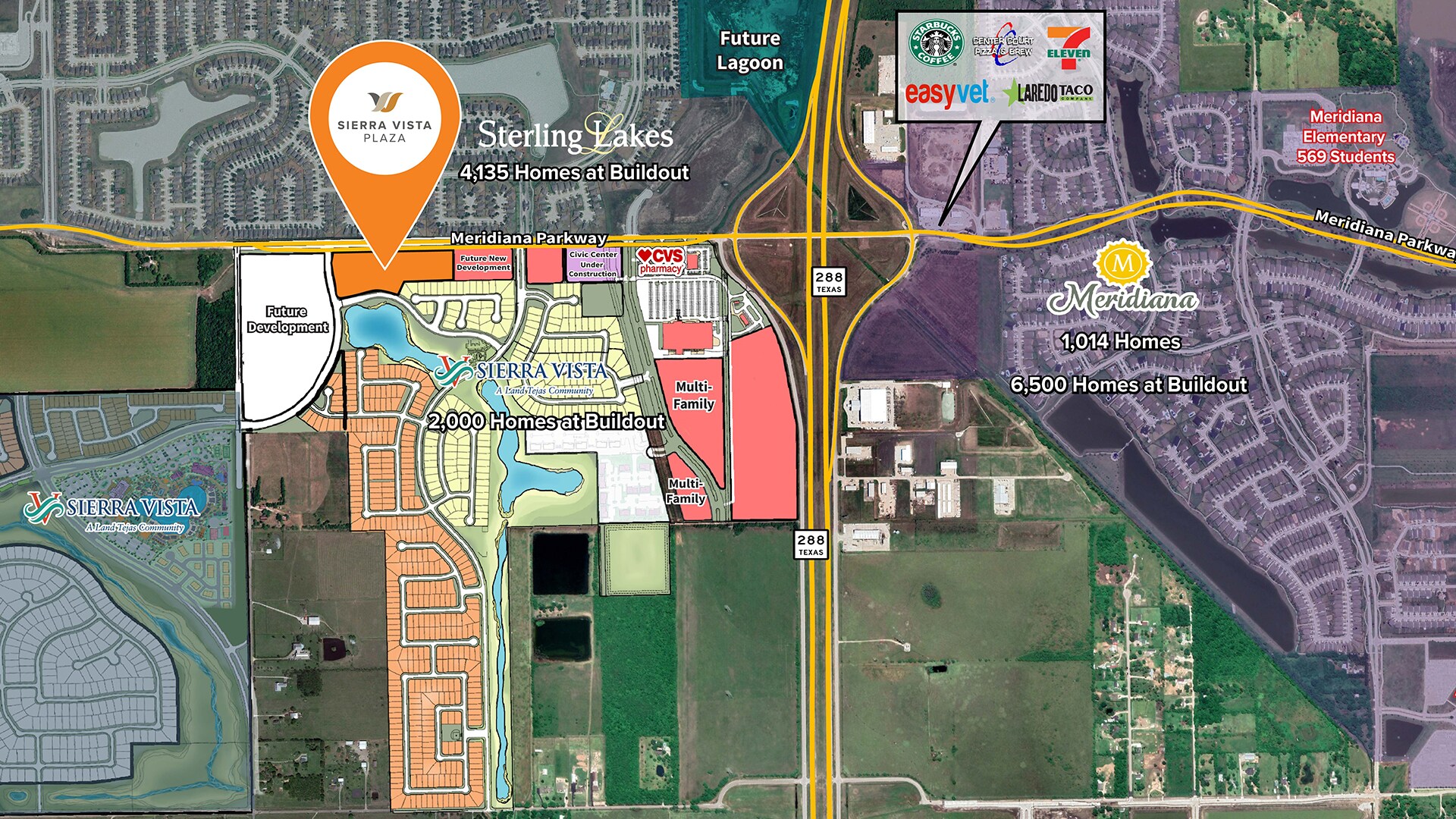 Meridiana Pky, Rosharon, TX for sale Aerial- Image 1 of 1