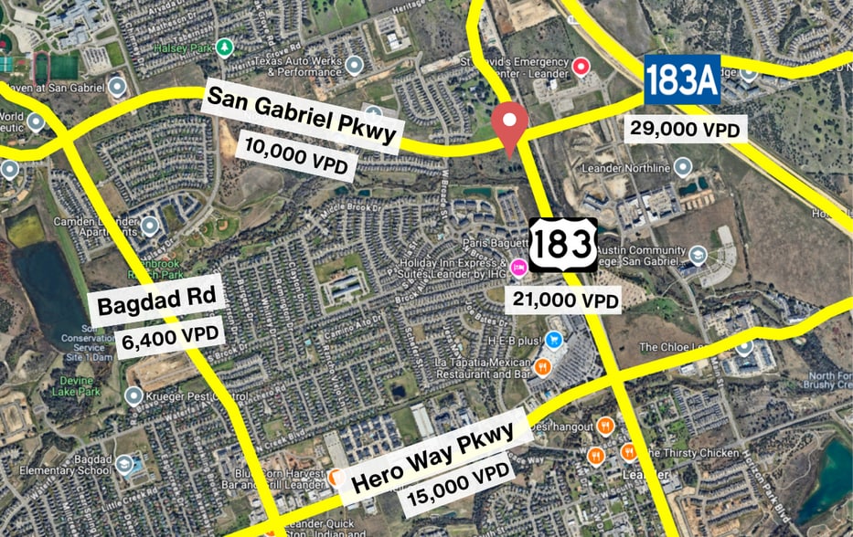 124 San Gabriel Pkwy Pky, Leander, TX for lease - Building Photo - Image 2 of 3