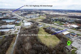 4718 National Rd E, Richmond, IN - AERIAL map view - Image1