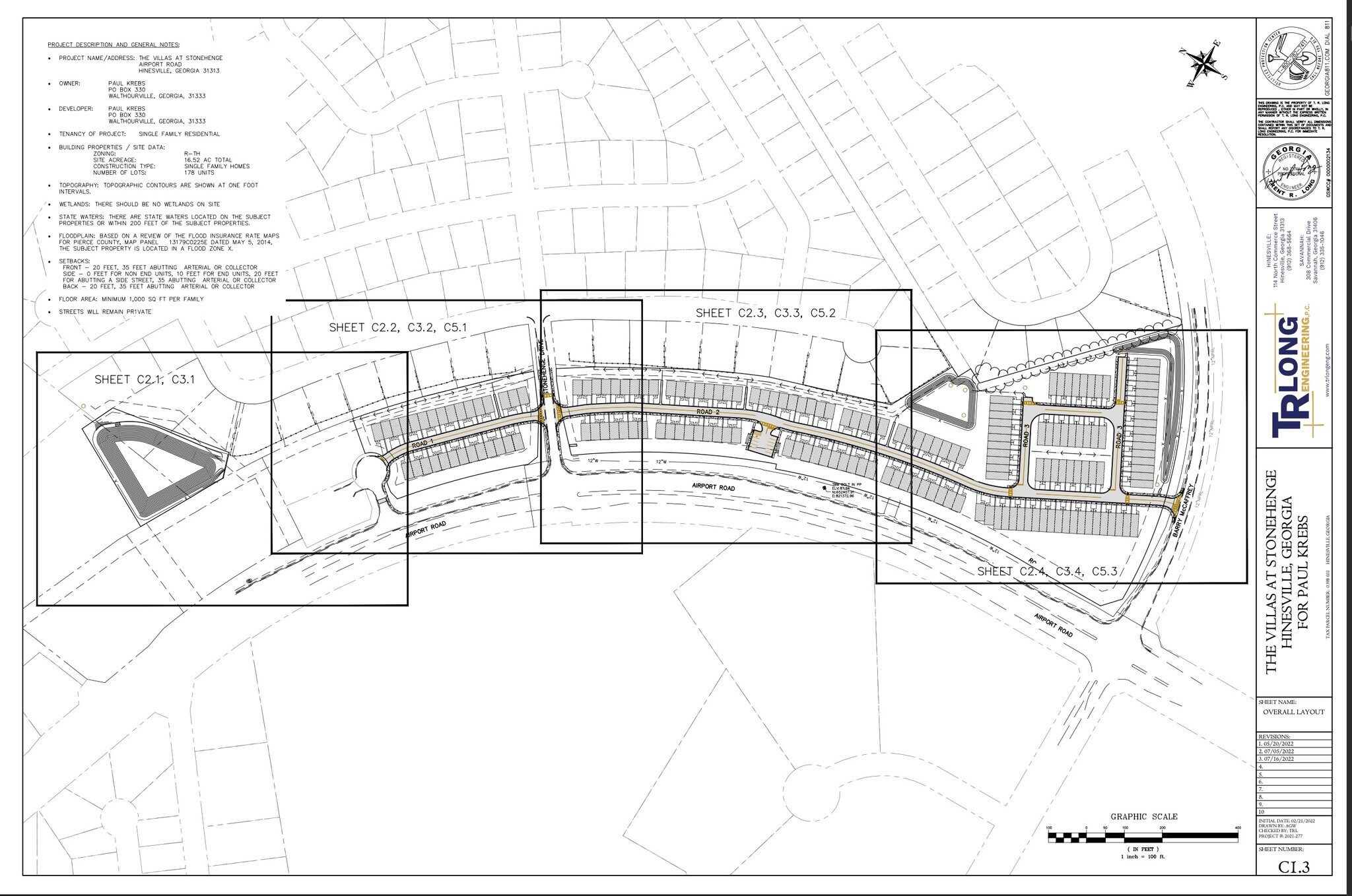 0000 Airport, Hinesville, GA 31313 Shovel Ready Site for 178