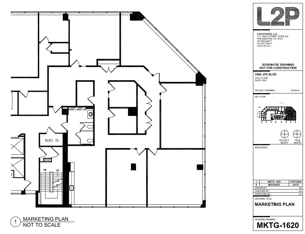 1880 John F Kennedy Blvd, Philadelphia, PA for lease Floor Plan- Image 1 of 1