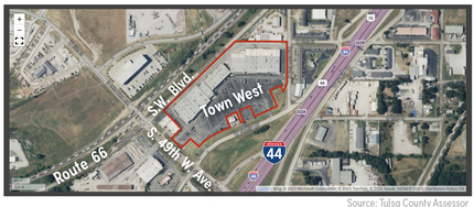 5610-5648 W Skelly Dr, Tulsa, OK - aerial  map view - Image1