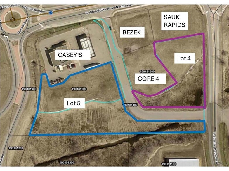 880 Golden Spike, Sauk Rapids, MN for sale - Aerial - Image 2 of 9