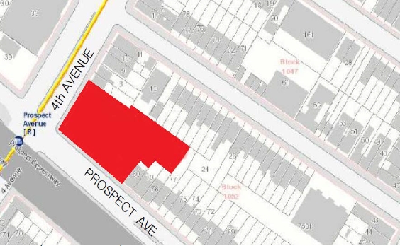 575 4th Ave, Brooklyn, NY for lease - Plat Map - Image 3 of 9