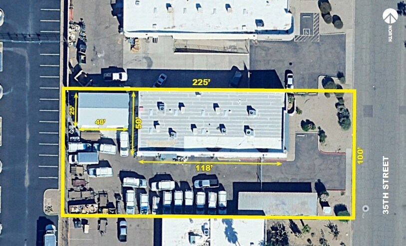 4814 S 35th St, Phoenix, AZ for sale - Aerial - Image 2 of 3