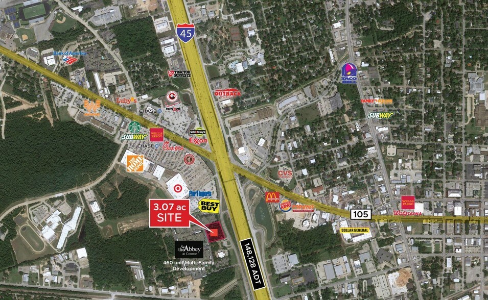I-45 & Hwy 105, Conroe, TX for sale - Building Photo - Image 1 of 1